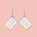 So Many Books Earrings
