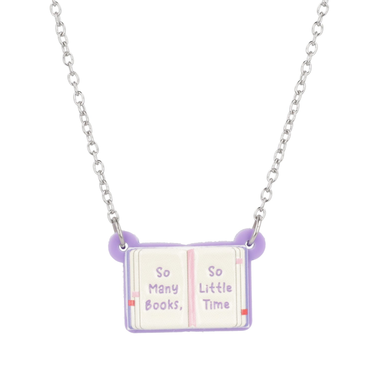 So Many Books Necklace