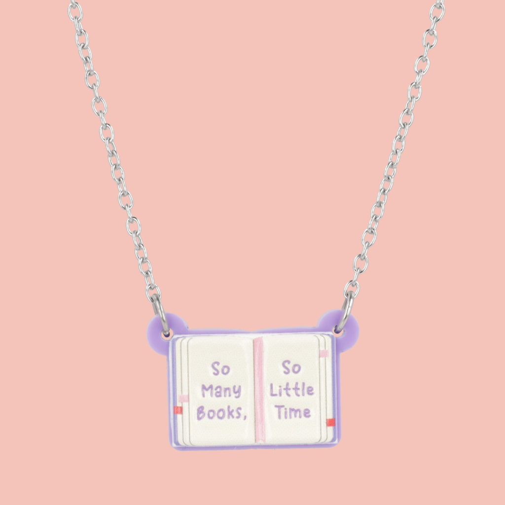 So Many Books Necklace