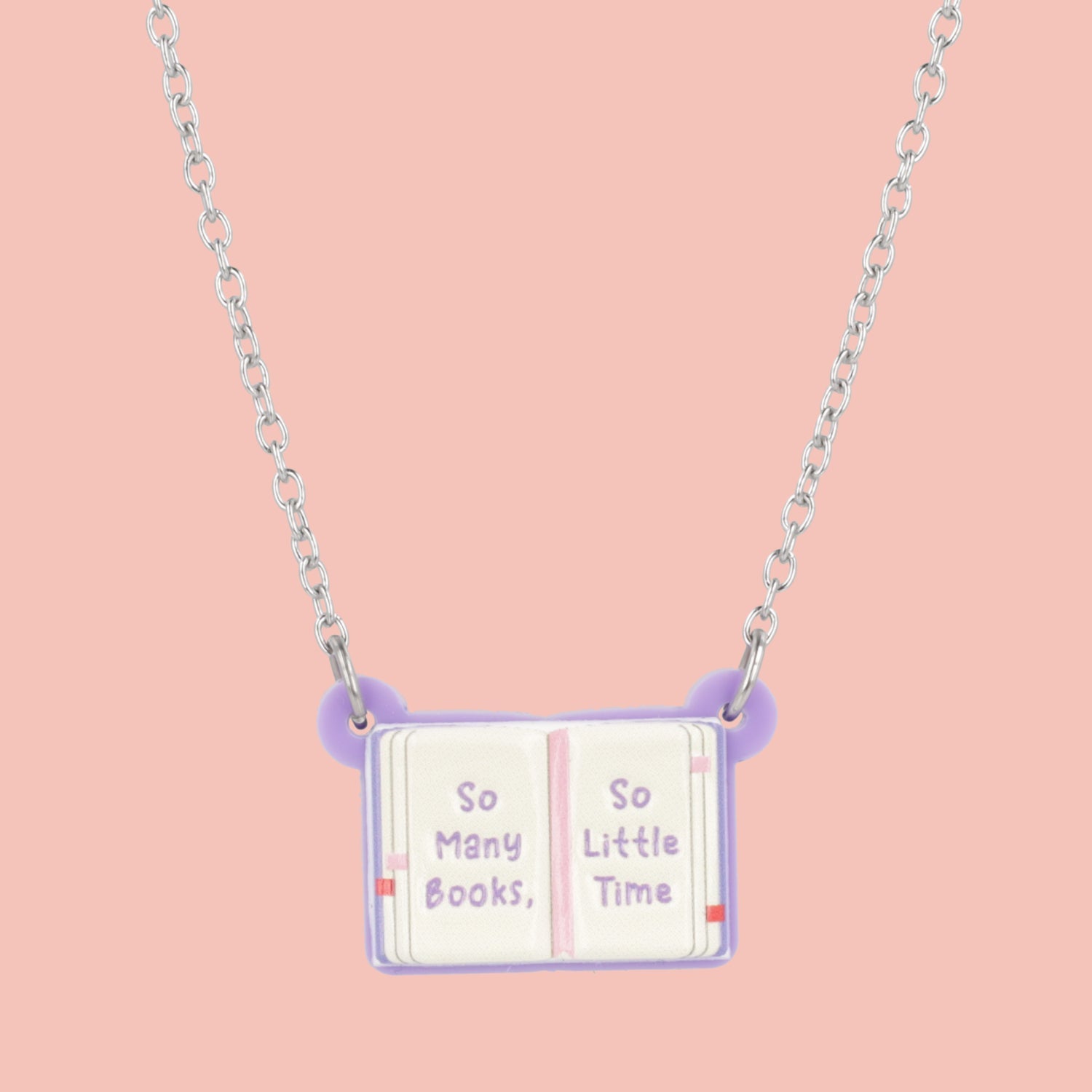So Many Books Necklace