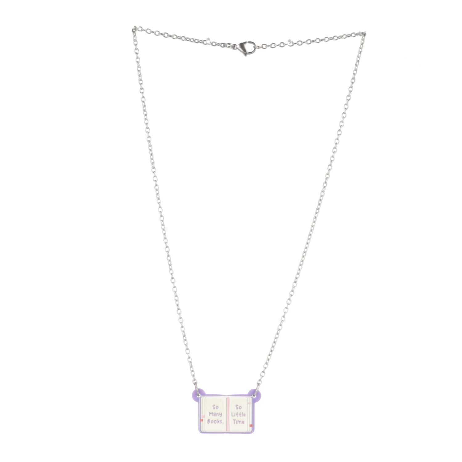 So Many Books Necklace