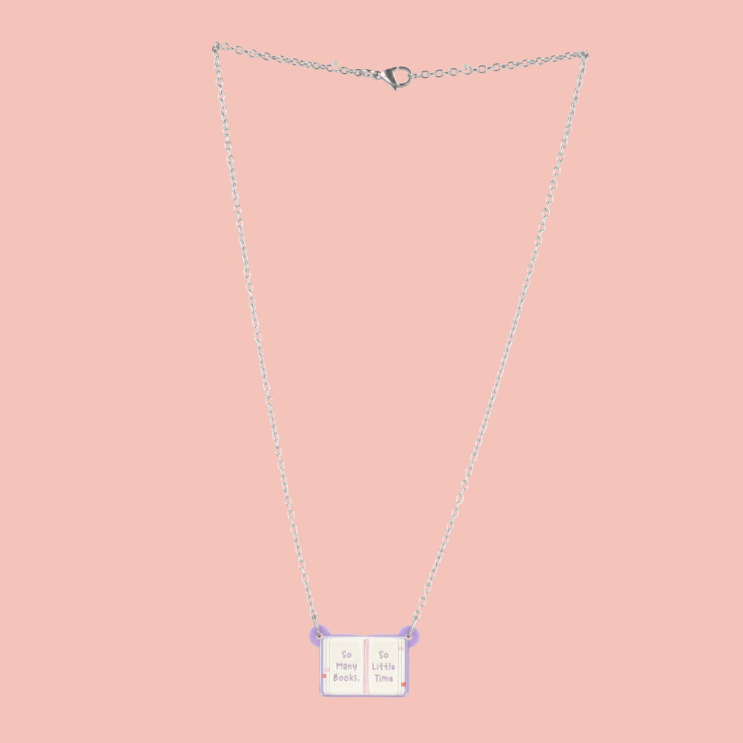 So Many Books Necklace