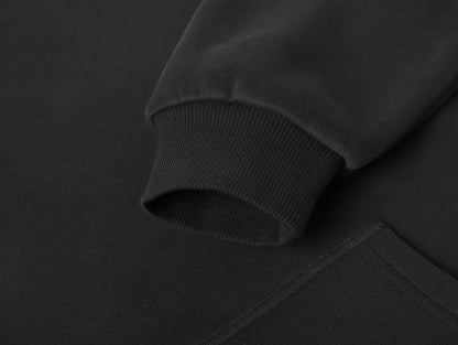 360 GSM CROPPED FIT 'DARK GRAY' HOODIE