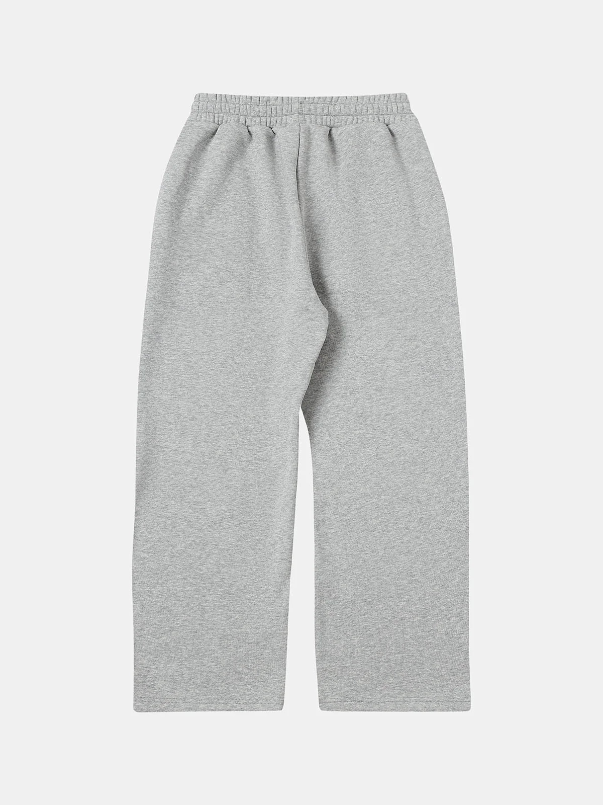 500 GSM LOOSE FIT WIDE LEG 'FLOWER GRAY' SWEATPANTS